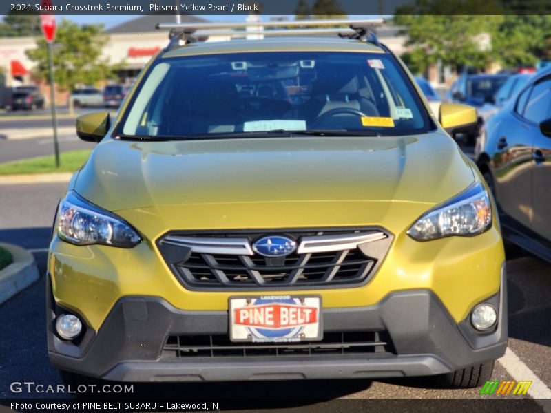 Plasma Yellow Pearl / Black 2021 Subaru Crosstrek Premium