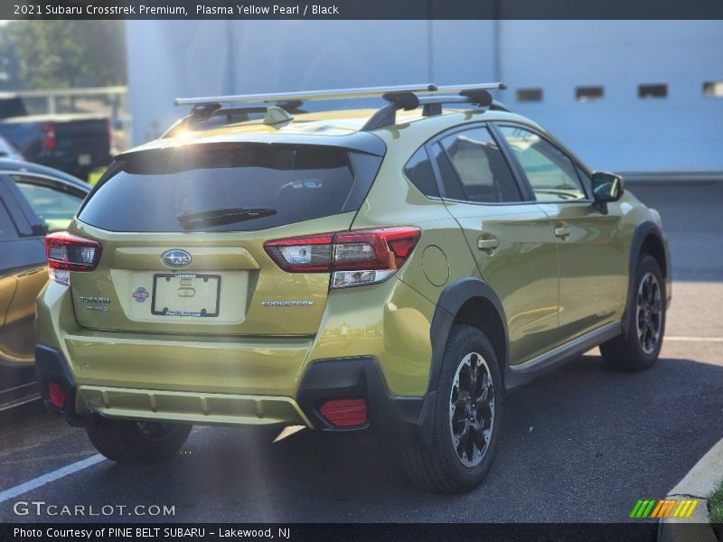 Plasma Yellow Pearl / Black 2021 Subaru Crosstrek Premium