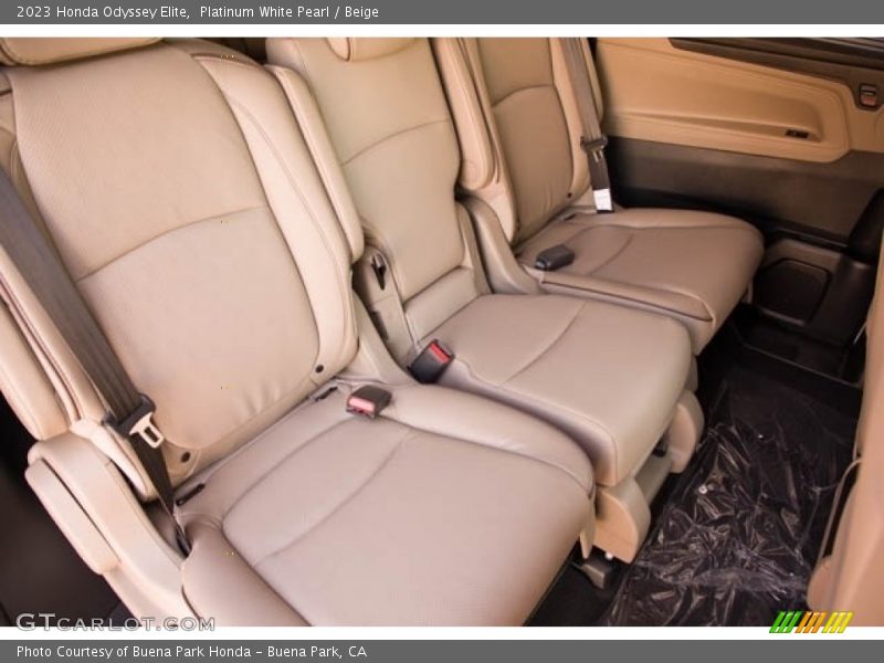 Rear Seat of 2023 Odyssey Elite