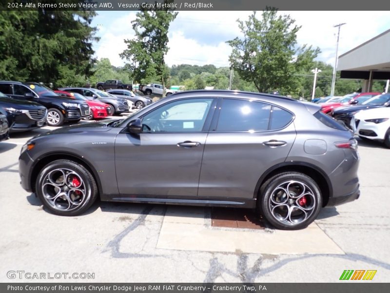  2024 Stelvio Veloce AWD Vesuvio Gray Metallic