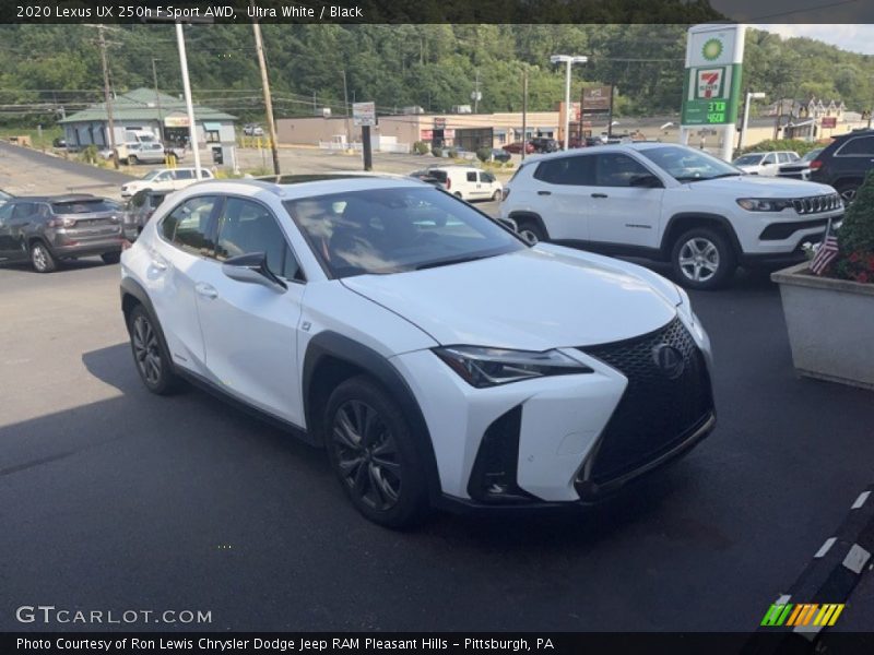Ultra White / Black 2020 Lexus UX 250h F Sport AWD