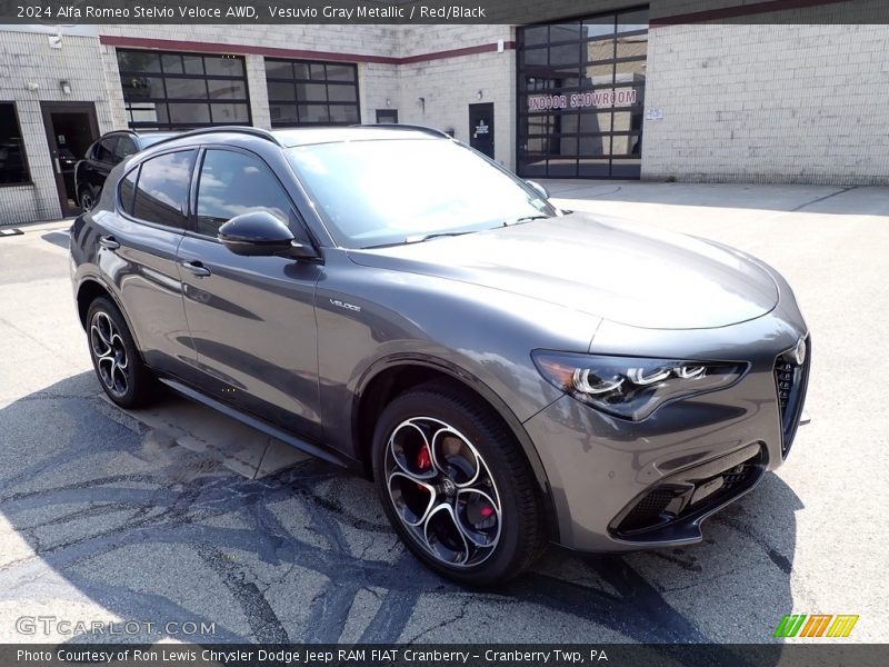 Front 3/4 View of 2024 Stelvio Veloce AWD