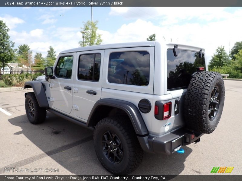 Silver Zynith / Black 2024 Jeep Wrangler 4-Door Willys 4xe Hybrid