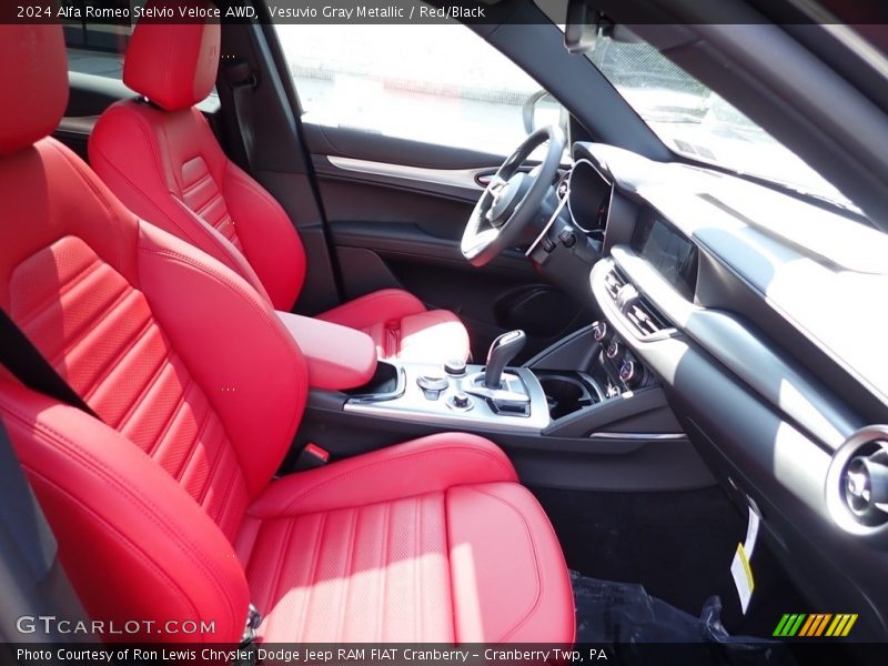 Front Seat of 2024 Stelvio Veloce AWD