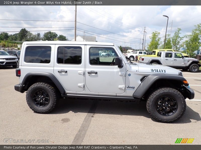 Silver Zynith / Black 2024 Jeep Wrangler 4-Door Willys 4xe Hybrid
