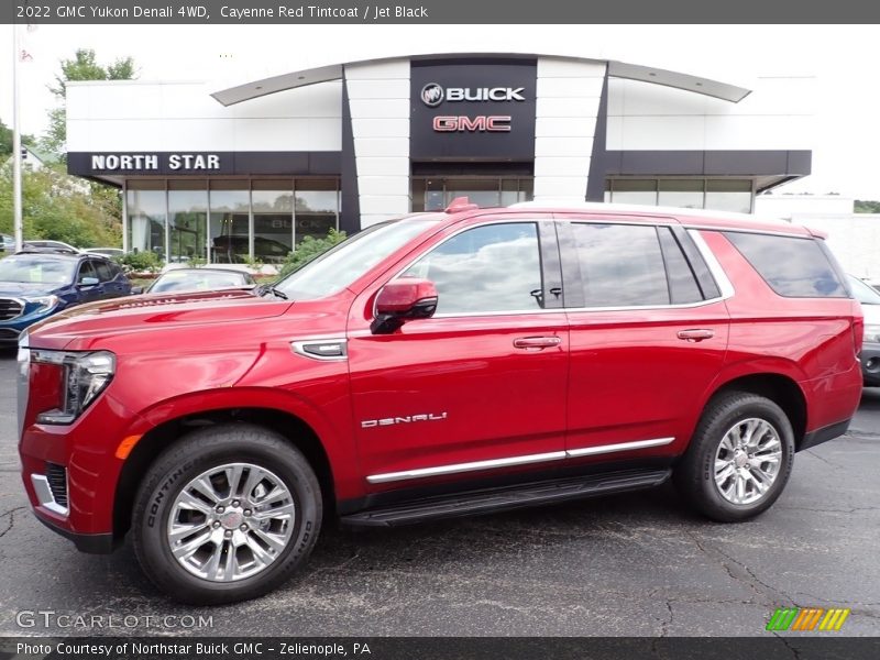 Cayenne Red Tintcoat / Jet Black 2022 GMC Yukon Denali 4WD