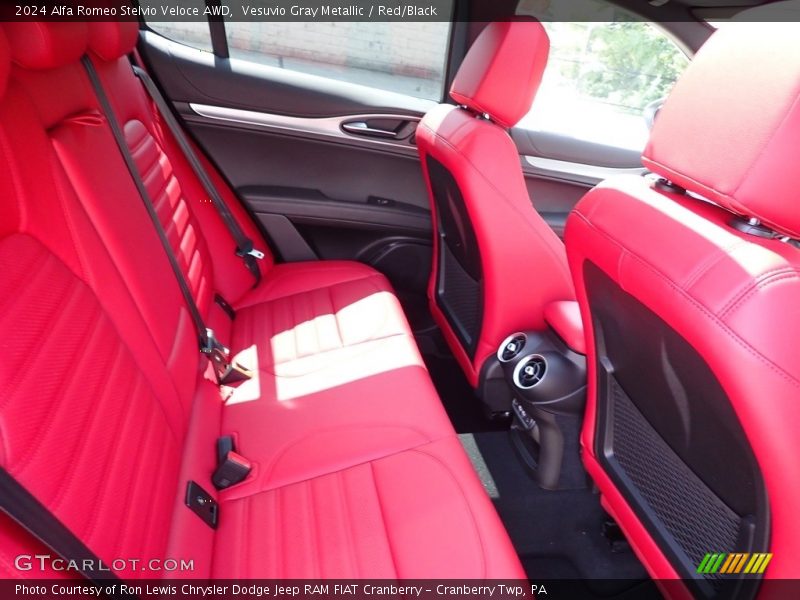 Rear Seat of 2024 Stelvio Veloce AWD