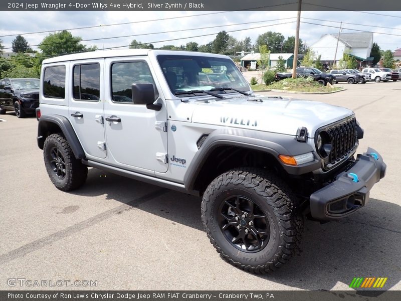 Silver Zynith / Black 2024 Jeep Wrangler 4-Door Willys 4xe Hybrid