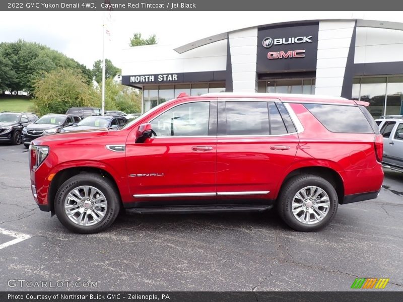 Cayenne Red Tintcoat / Jet Black 2022 GMC Yukon Denali 4WD
