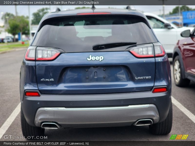 Slate Blue Pearl / Ski Gray/Black 2020 Jeep Cherokee Limited 4x4