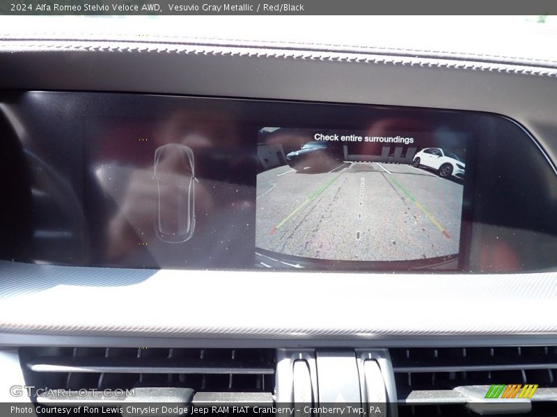 Vesuvio Gray Metallic / Red/Black 2024 Alfa Romeo Stelvio Veloce AWD