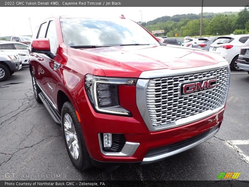 Cayenne Red Tintcoat / Jet Black 2022 GMC Yukon Denali 4WD
