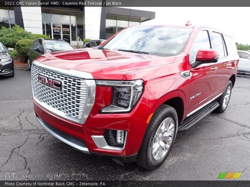 Cayenne Red Tintcoat / Jet Black 2022 GMC Yukon Denali 4WD