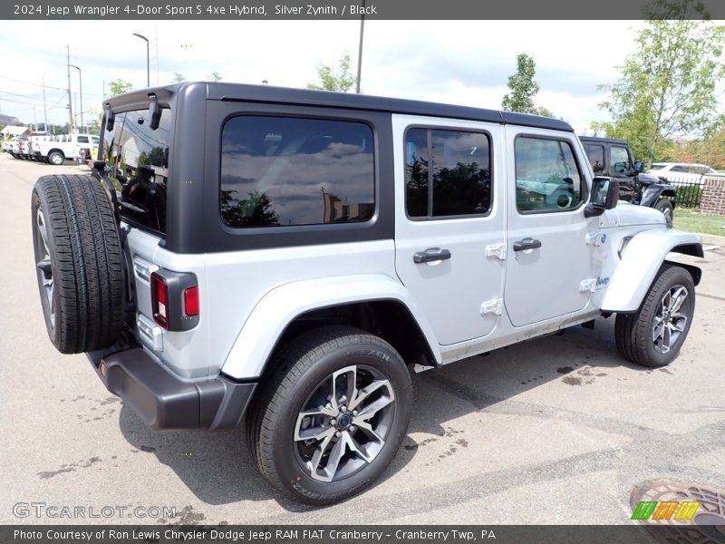 Silver Zynith / Black 2024 Jeep Wrangler 4-Door Sport S 4xe Hybrid