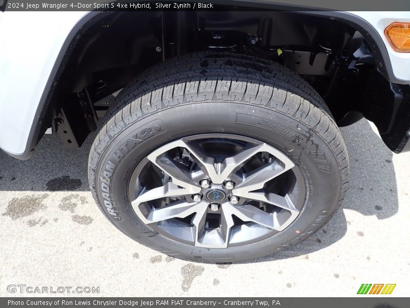 Silver Zynith / Black 2024 Jeep Wrangler 4-Door Sport S 4xe Hybrid