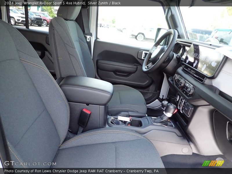 Silver Zynith / Black 2024 Jeep Wrangler 4-Door Sport S 4xe Hybrid