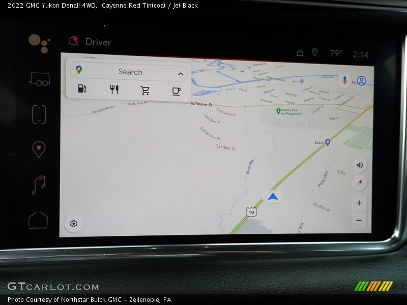 Navigation of 2022 Yukon Denali 4WD