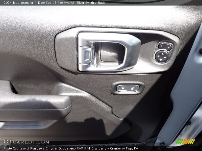 Silver Zynith / Black 2024 Jeep Wrangler 4-Door Sport S 4xe Hybrid