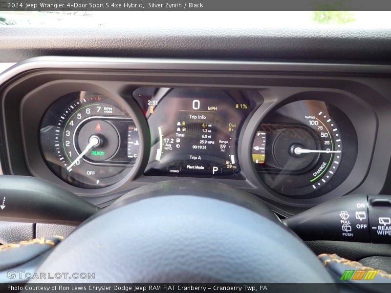 Silver Zynith / Black 2024 Jeep Wrangler 4-Door Sport S 4xe Hybrid