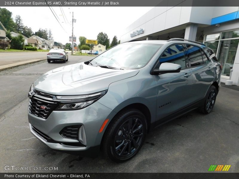 Sterling Gray Metallic / Jet Black 2024 Chevrolet Equinox RS AWD