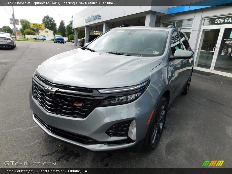 Sterling Gray Metallic / Jet Black 2024 Chevrolet Equinox RS AWD