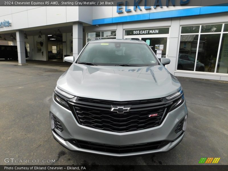 Sterling Gray Metallic / Jet Black 2024 Chevrolet Equinox RS AWD