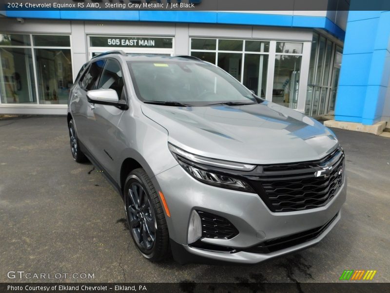Sterling Gray Metallic / Jet Black 2024 Chevrolet Equinox RS AWD