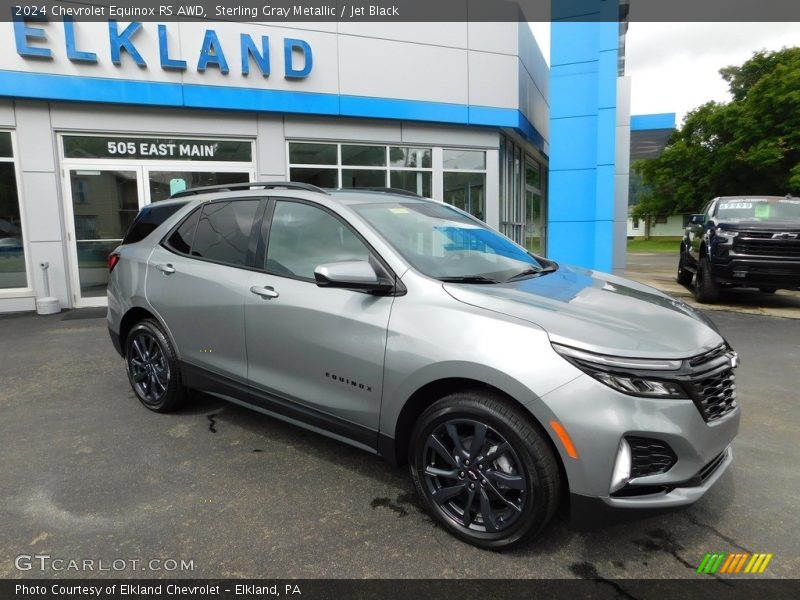 Sterling Gray Metallic / Jet Black 2024 Chevrolet Equinox RS AWD