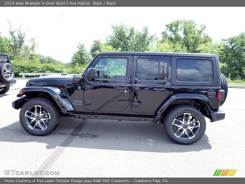  2024 Wrangler 4-Door Sport S 4xe Hybrid Black
