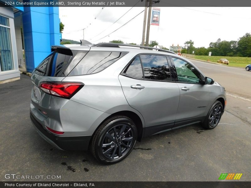 Sterling Gray Metallic / Jet Black 2024 Chevrolet Equinox RS AWD