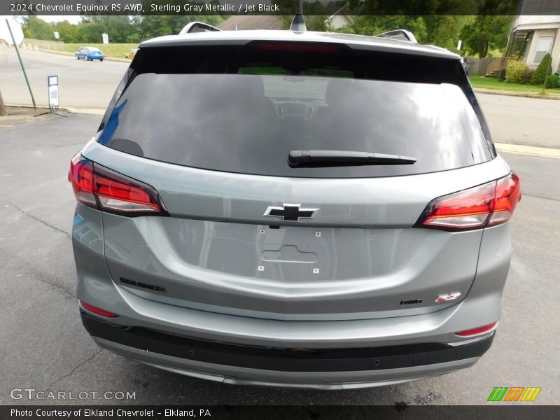 Sterling Gray Metallic / Jet Black 2024 Chevrolet Equinox RS AWD