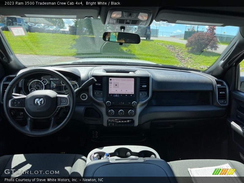 Bright White / Black 2023 Ram 3500 Tradesman Crew Cab 4x4