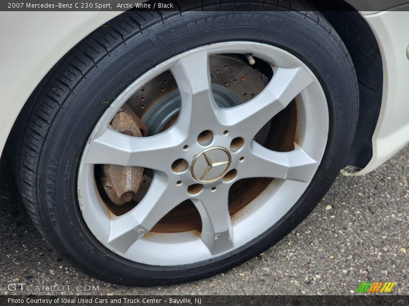 Arctic White / Black 2007 Mercedes-Benz C 230 Sport