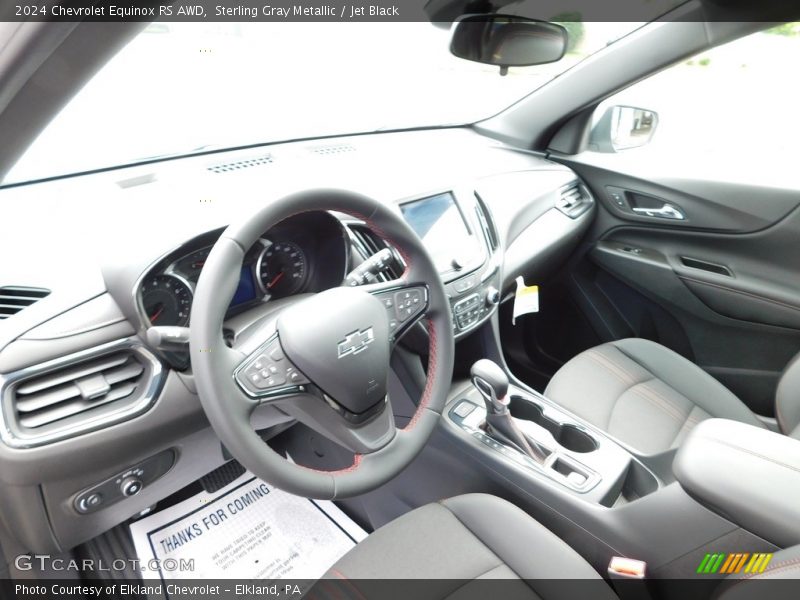 Sterling Gray Metallic / Jet Black 2024 Chevrolet Equinox RS AWD