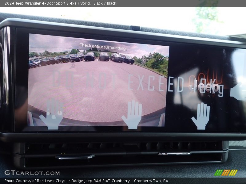 Black / Black 2024 Jeep Wrangler 4-Door Sport S 4xe Hybrid