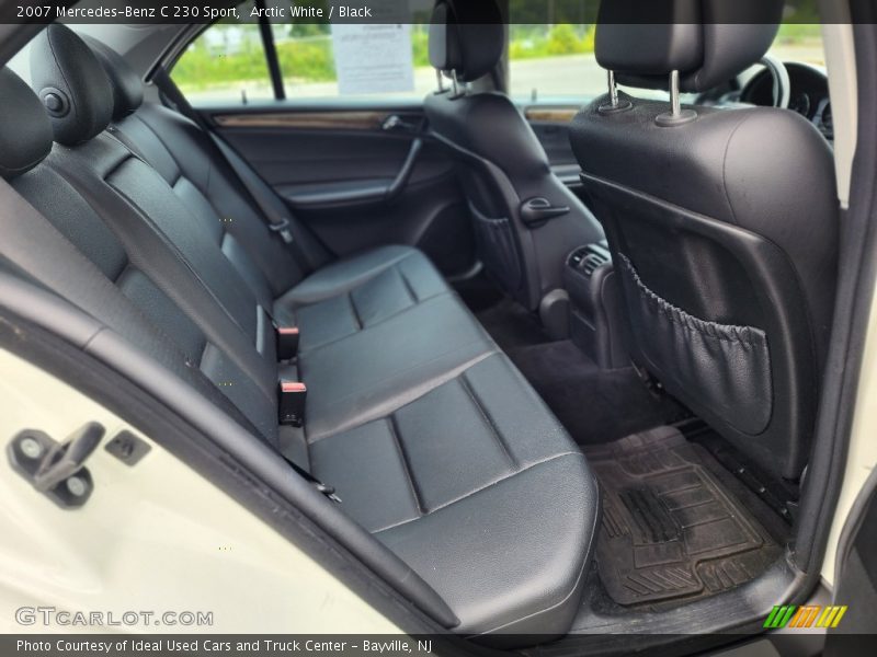 Arctic White / Black 2007 Mercedes-Benz C 230 Sport