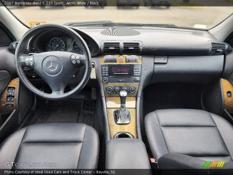 Arctic White / Black 2007 Mercedes-Benz C 230 Sport