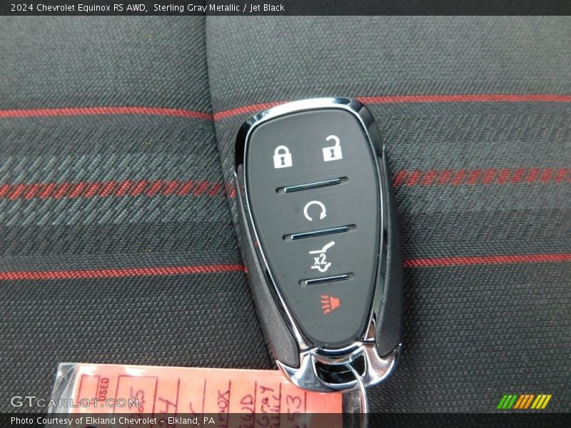 Keys of 2024 Equinox RS AWD