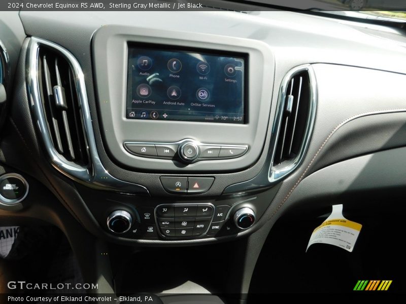 Sterling Gray Metallic / Jet Black 2024 Chevrolet Equinox RS AWD