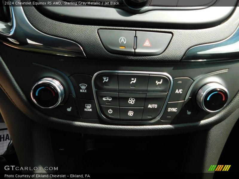 Sterling Gray Metallic / Jet Black 2024 Chevrolet Equinox RS AWD