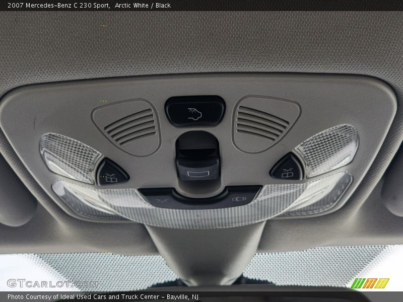 Arctic White / Black 2007 Mercedes-Benz C 230 Sport