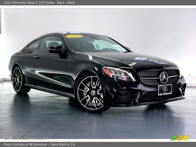 Black / Black 2020 Mercedes-Benz C 300 Sedan