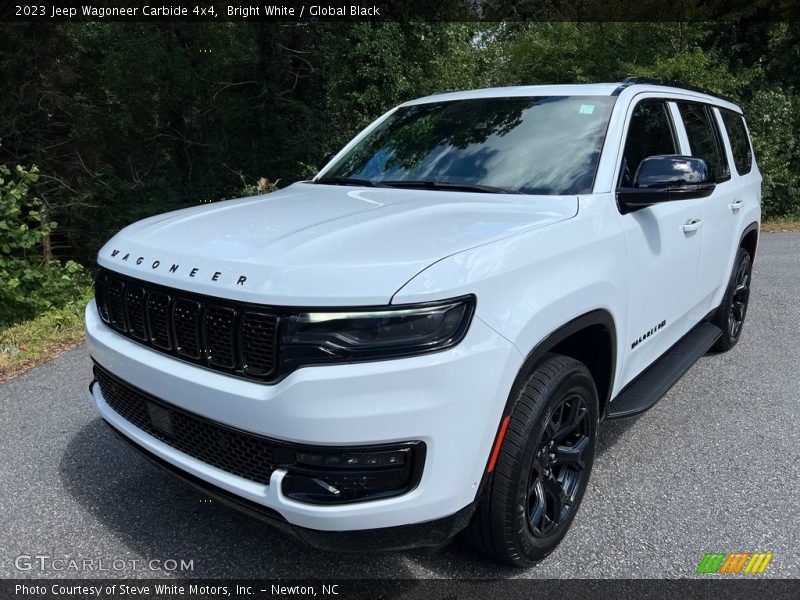 Bright White / Global Black 2023 Jeep Wagoneer Carbide 4x4