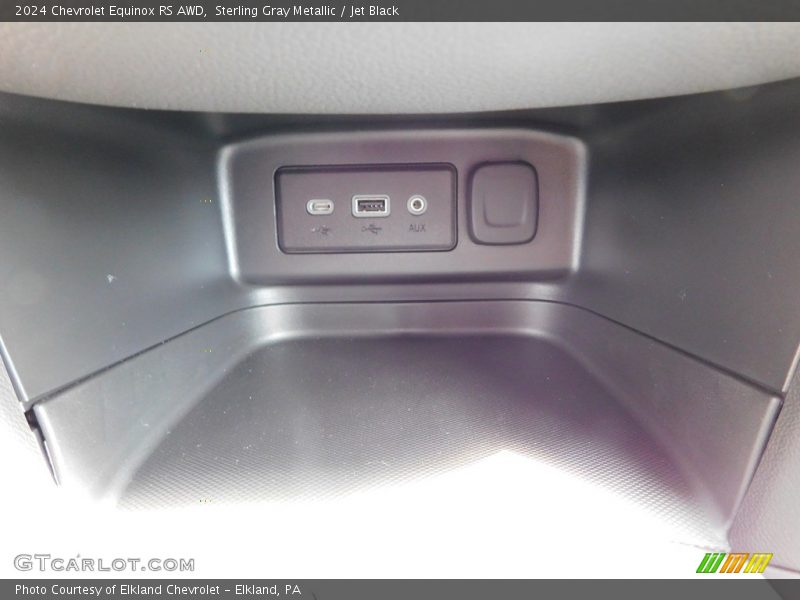 Sterling Gray Metallic / Jet Black 2024 Chevrolet Equinox RS AWD