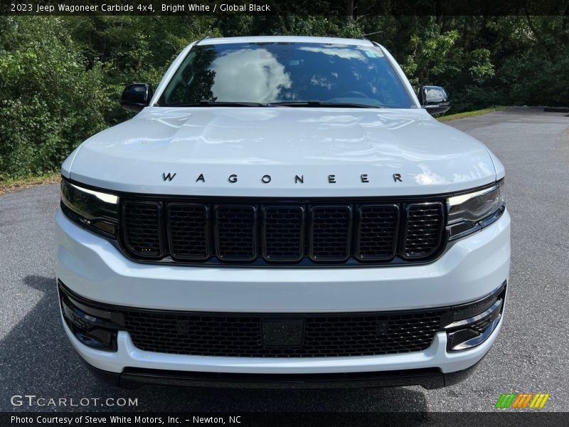 Bright White / Global Black 2023 Jeep Wagoneer Carbide 4x4