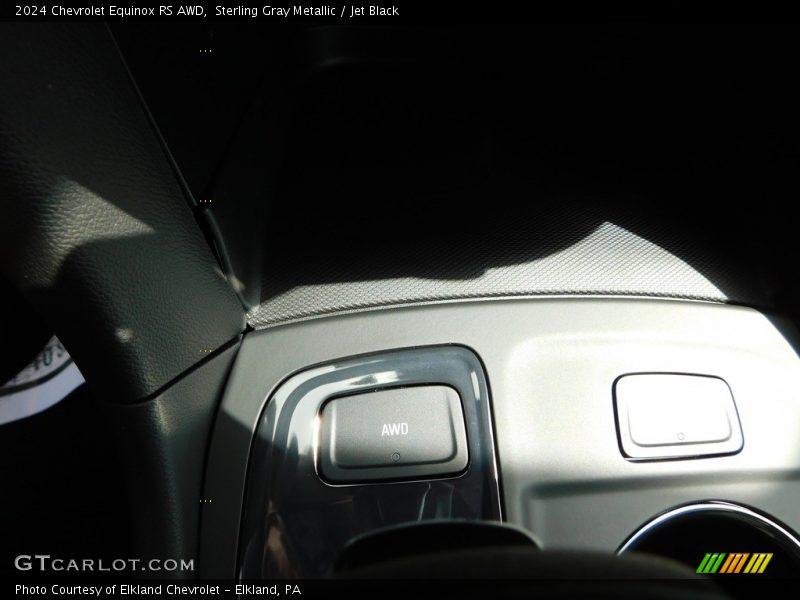 Sterling Gray Metallic / Jet Black 2024 Chevrolet Equinox RS AWD