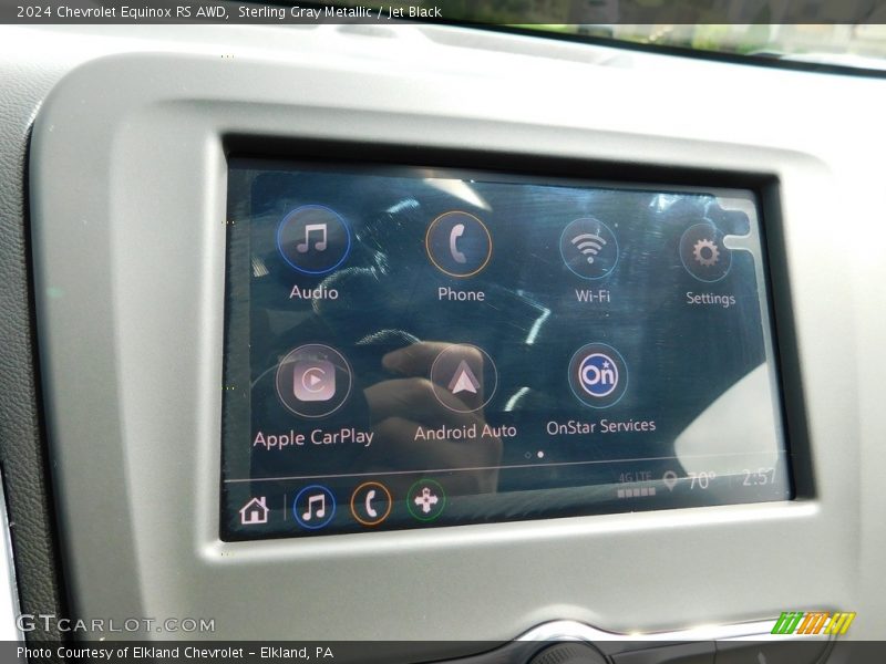 Sterling Gray Metallic / Jet Black 2024 Chevrolet Equinox RS AWD