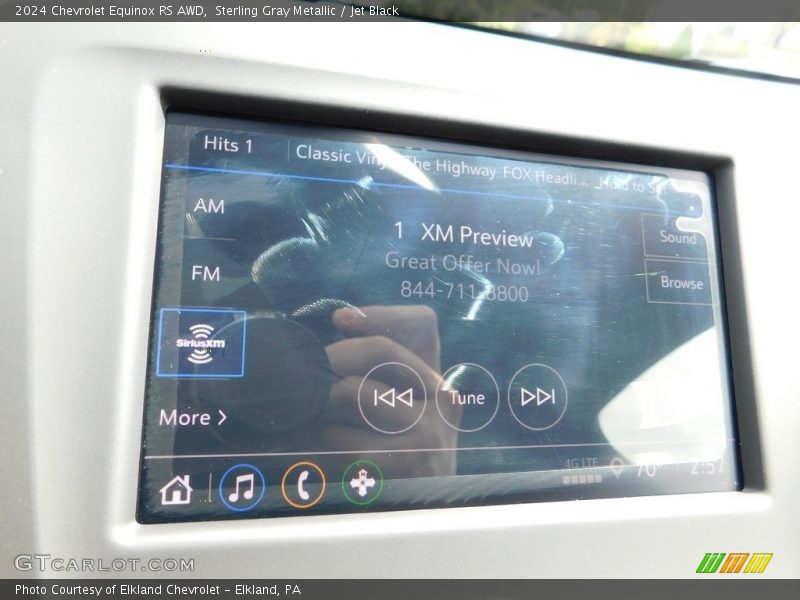 Sterling Gray Metallic / Jet Black 2024 Chevrolet Equinox RS AWD
