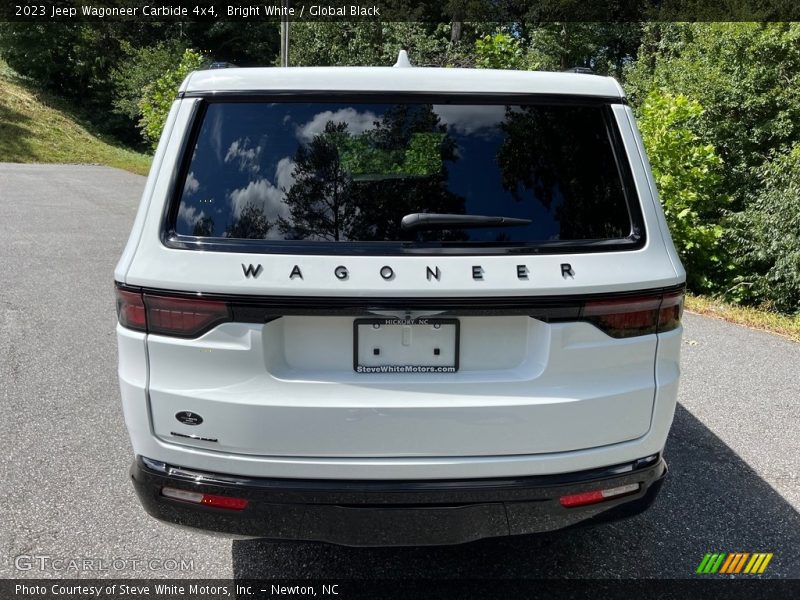 Bright White / Global Black 2023 Jeep Wagoneer Carbide 4x4