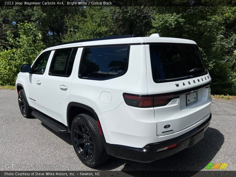 Bright White / Global Black 2023 Jeep Wagoneer Carbide 4x4